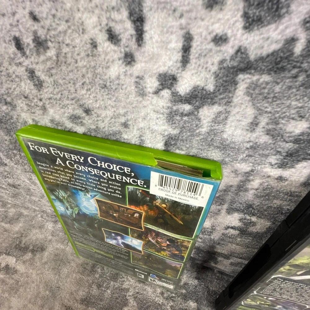 Vtg Xbox Game Lot Fable Halo 2 Halo 3 Microsoft Original Retro Gamer Bundle